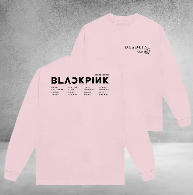 Blackpink Deadline Tour 2026 Sweatshirt Kpop Music Merch Best Gifts For Blinks
