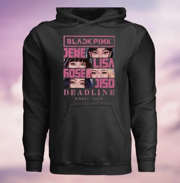 Blackpink Deadline World Tour Concert Hoodie Blackpink Apparel Gift For Kpop Fans