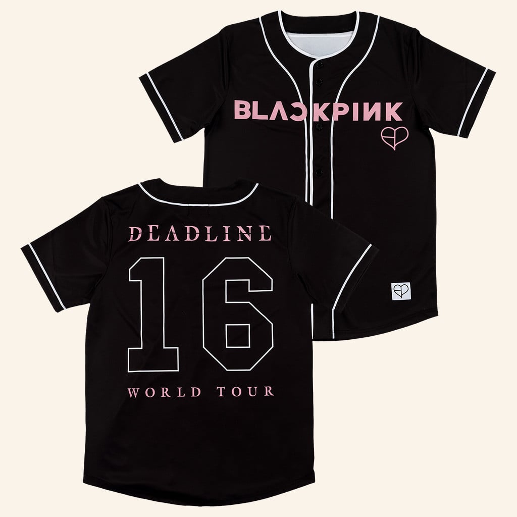 Blackpink Merch Deadline 16 World Tour Baseball Jersey Gift For Fans -WearandDecor