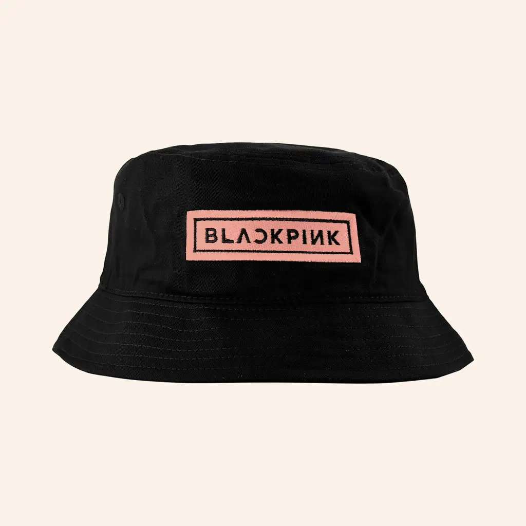 Blackpink Merch Logo Bucket Hat Best Gifts For Blackpink Fans -WearandDecor