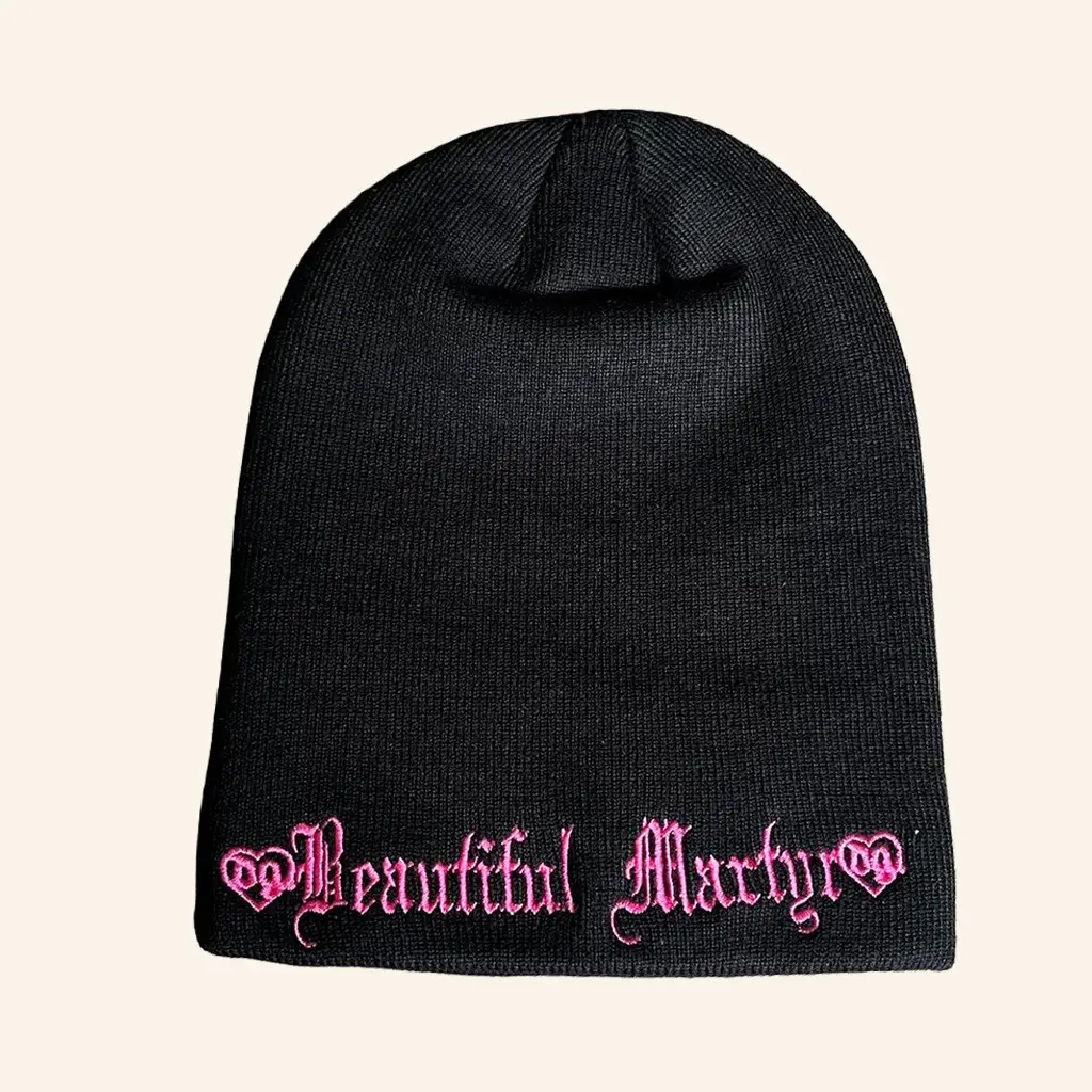 Bladee Martyr Tour Merch Beanie Drain Gang Beanie Birthday Gift For Wife -WearandDecor