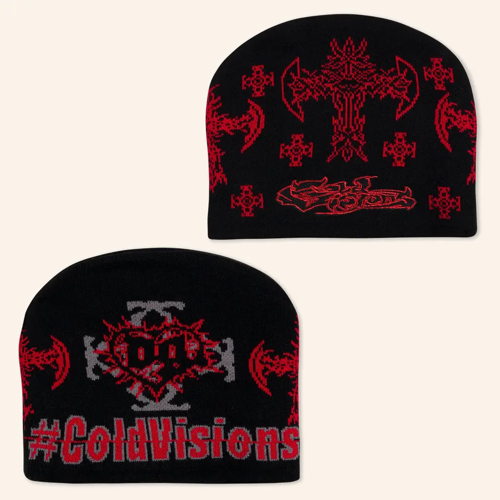 Bladee Merch Cold Visions Beanie Christmas Gifts For Rock Fans -WearandDecor