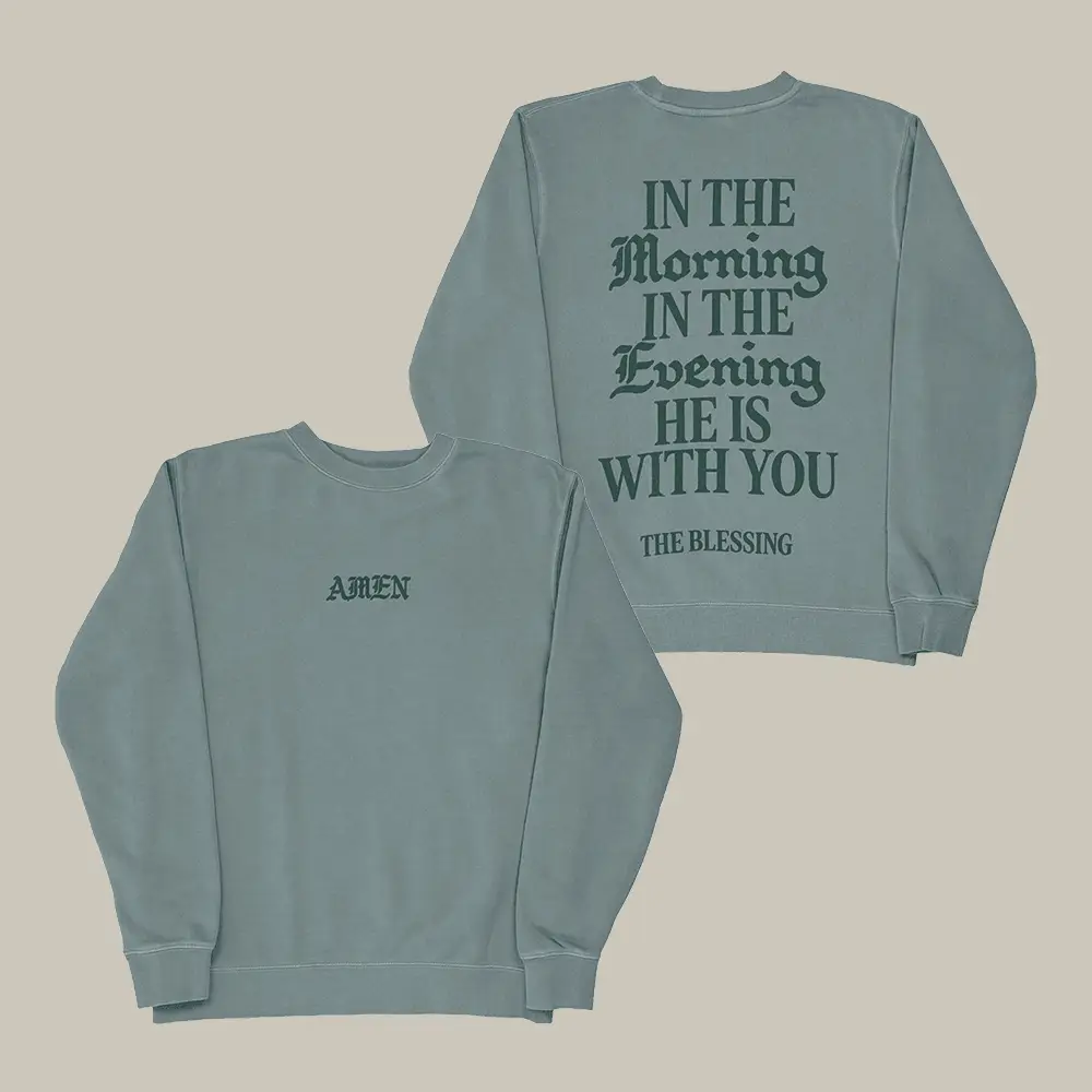 Blessing Lyrics Elevation Worship Sweatshirt Music Apparel Elevation Worship Fan Gift Idea