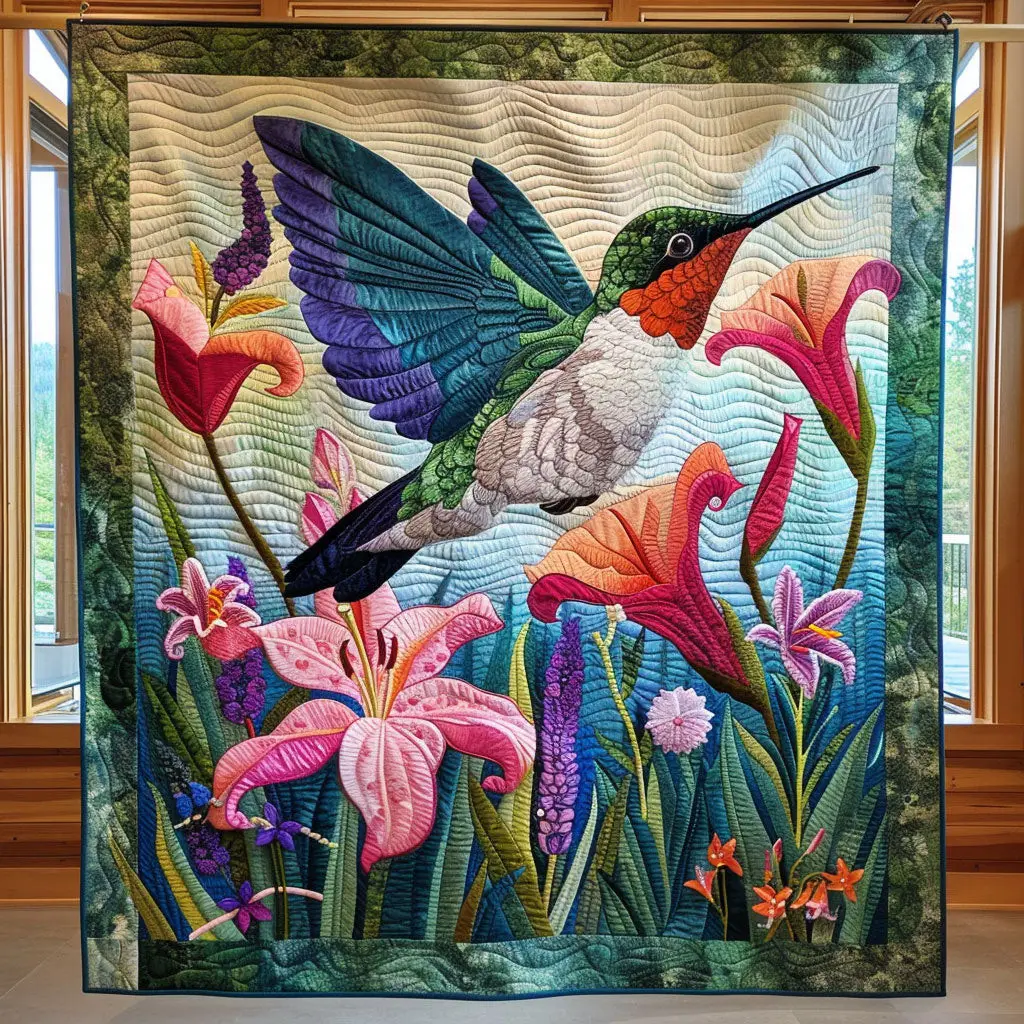 Bloom Dancer Quilt Premium Quilt Blanket to Enhance Bedroom Comfort