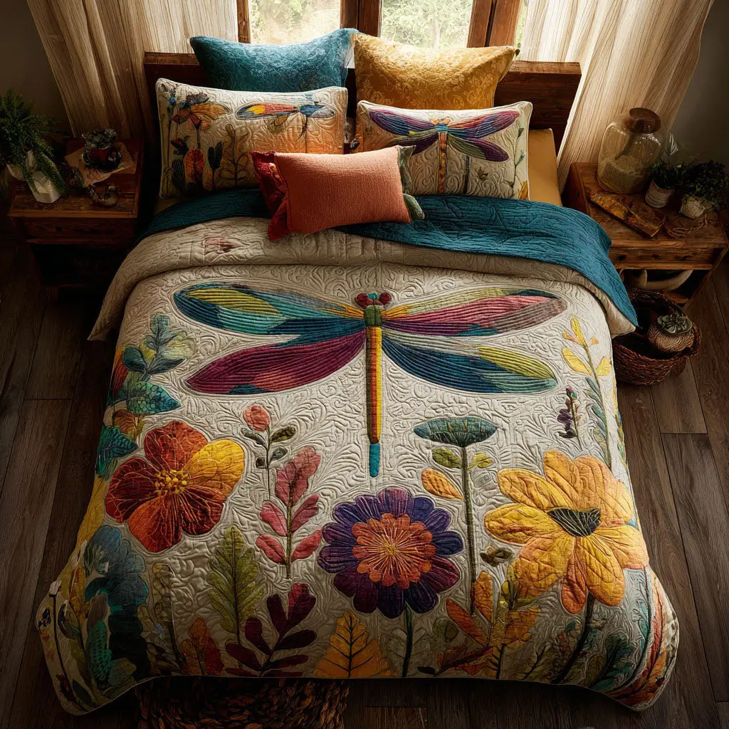 Bloom Dragoy Quilted Bedding Set Duvet Cover Bedspread Best Gift Ideas For Animal Lovers