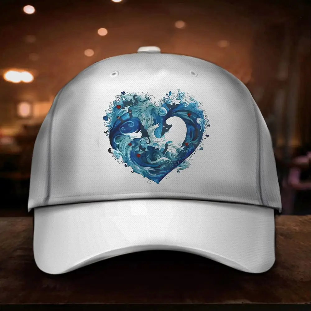 Blue Wave With Cats Hat Childless Cat Lady Hat Kamala Harris 2024 Madam President Merch