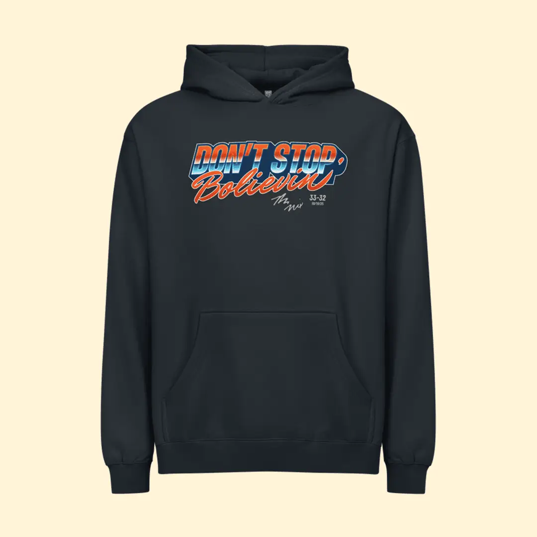 Bo Nix Don't Stop Bolive Hoodie Broncos Football Clothing Gift for Football Fans