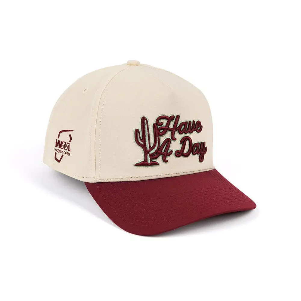 Bob Does Sports Merch Have A Day Golf Hat WM Phoenix Open x Breezy Cactus Natural Hat -WearandDecor