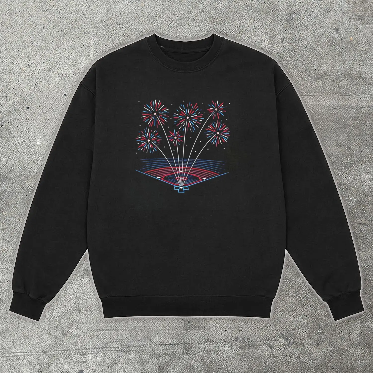 Bombs Bursting In Air USA Baseball Sweatshirt Team USA WBC Fan Gear Patriotic Baseball Shirt Best Gift Bombs Bursting In Air USA Baseball Sweatshirt Team USA WBC Fan Gear Patriotic Baseball Shirt Best Gift - Image 1