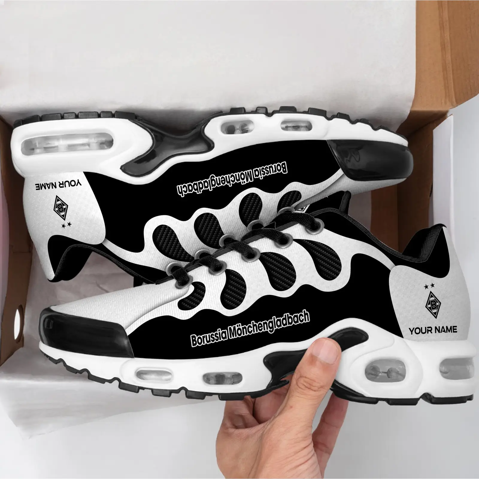 Borussia M??ladbach Air Max Plus Shoes Sneakers For Men And Women Borussia M??ladbach Air Max Plus Shoes Sneakers For Men And Women - Image 1