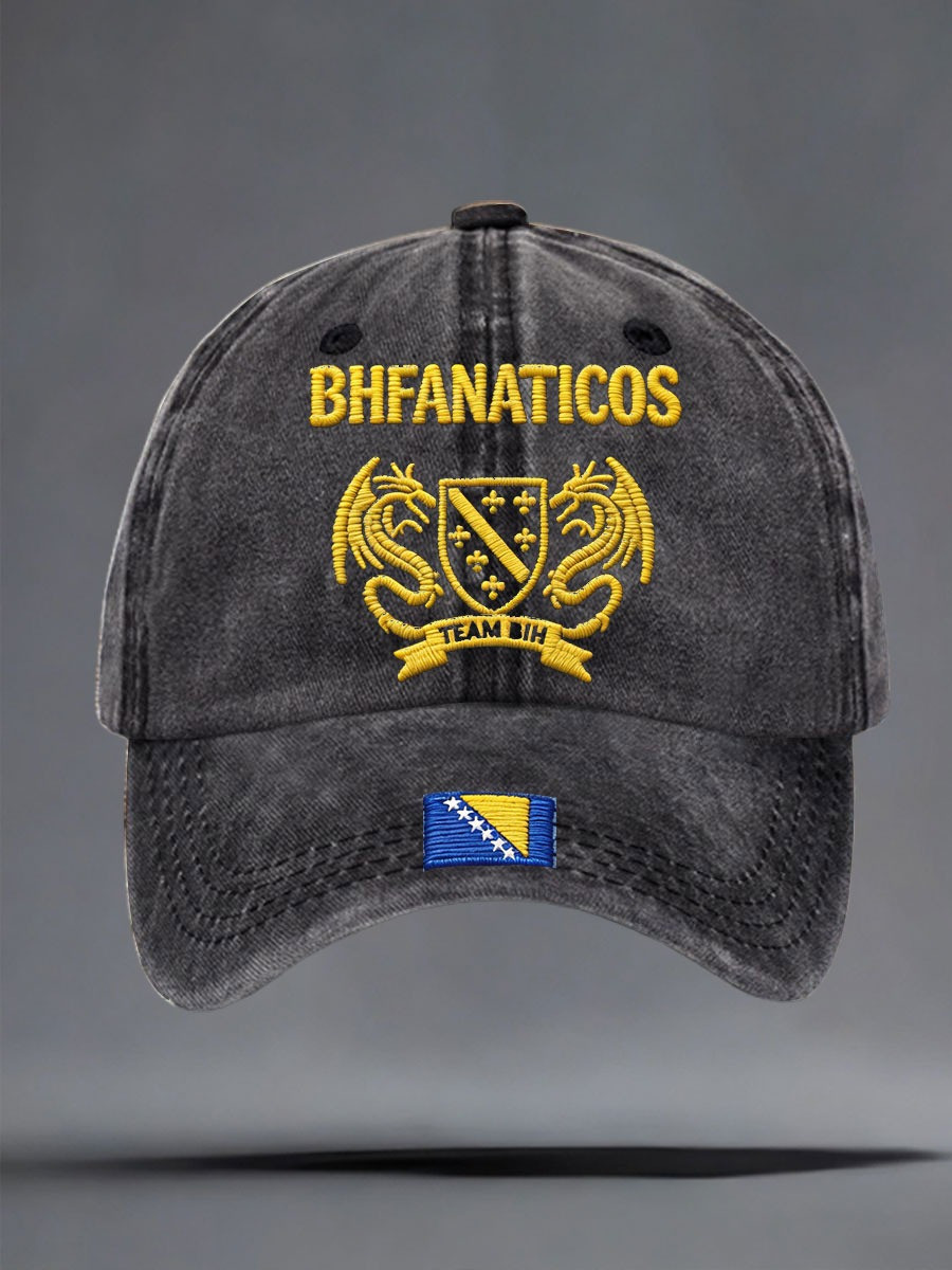 Bosnia 2026 FIFA WC Baseball Cap Bosnia Soccer Hat Game Day Cap Gifts For Men