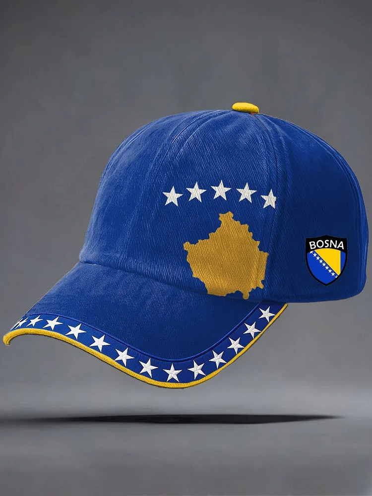 Bosnia 2026 FIFA World Cup Baseball Cap Bosnia Soccer Hat Game Day Gift