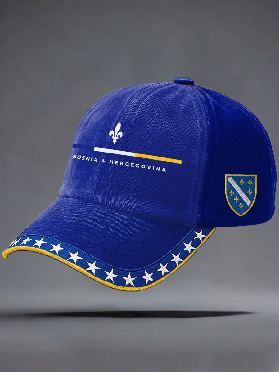 Bosnia 2026 FIFA World Cup Baseball Cap Game Day Hat Soccer Lovers Gifts Bosnia 2026 FIFA World Cup Baseball Cap Game Day Hat Soccer Lovers Gifts - Image 1