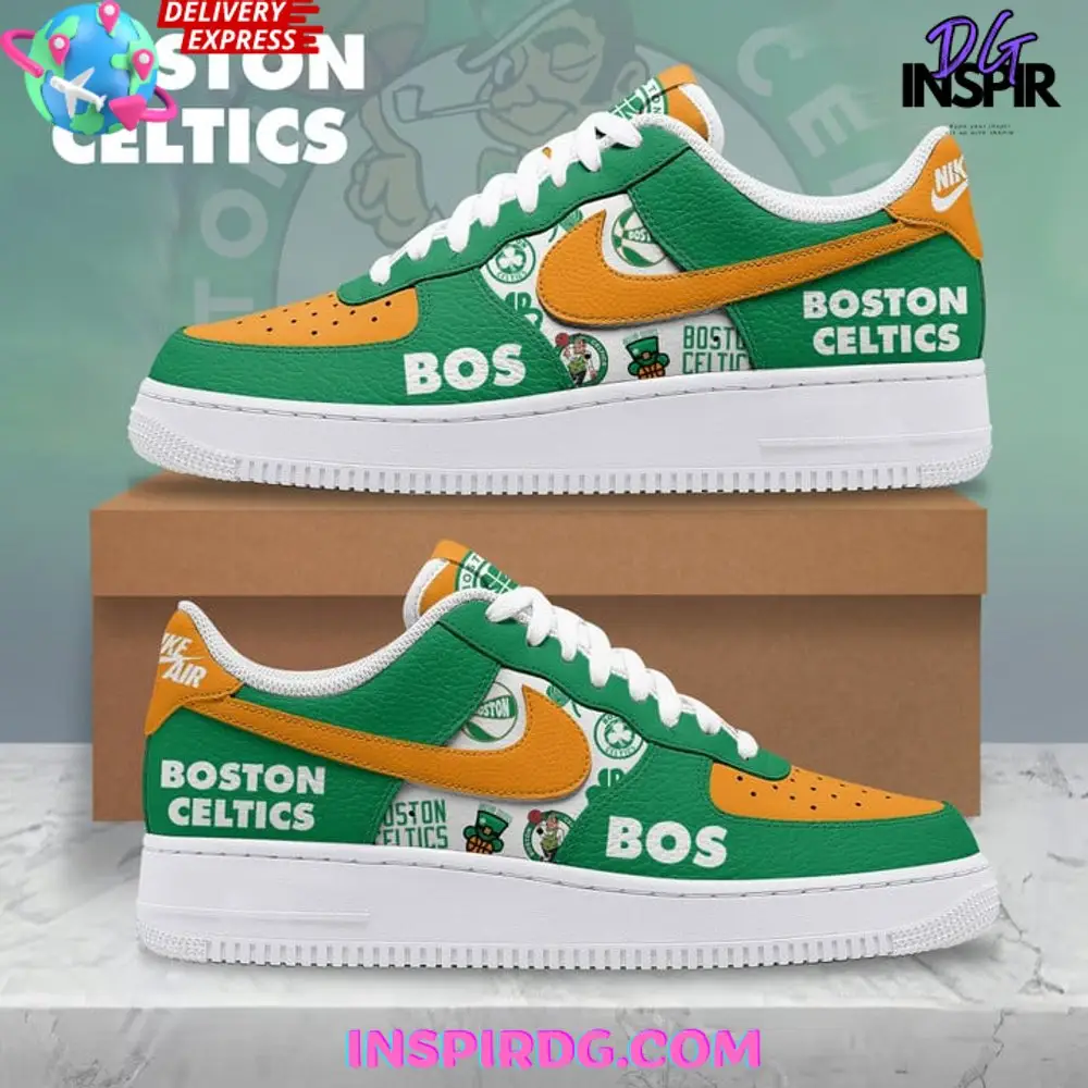 Boston Celtics Collab Limited Edition Air Force 1 Boston Celtics Collab Limited Edition Air Force 1 - Image 1