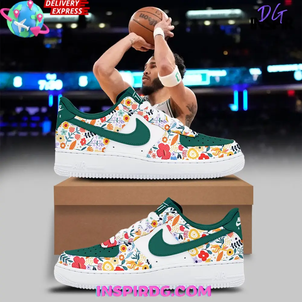 Boston Celtics Garden Flower Air Force 1