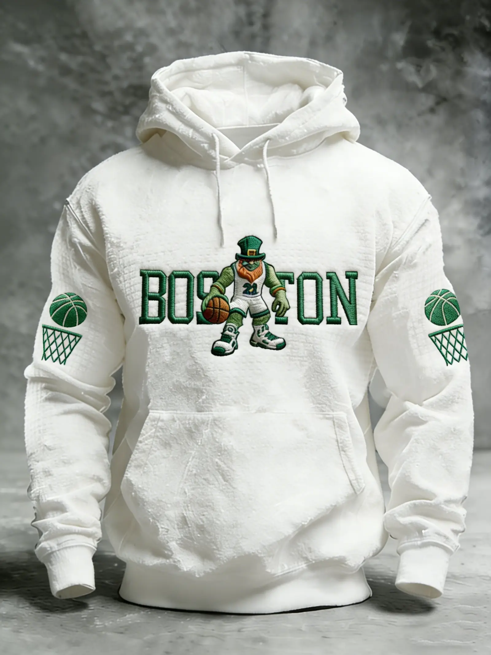 Boston Celtics Hoodie Men's Game Day Apparel Boston Celtics Merch Basketball Fan Clothing