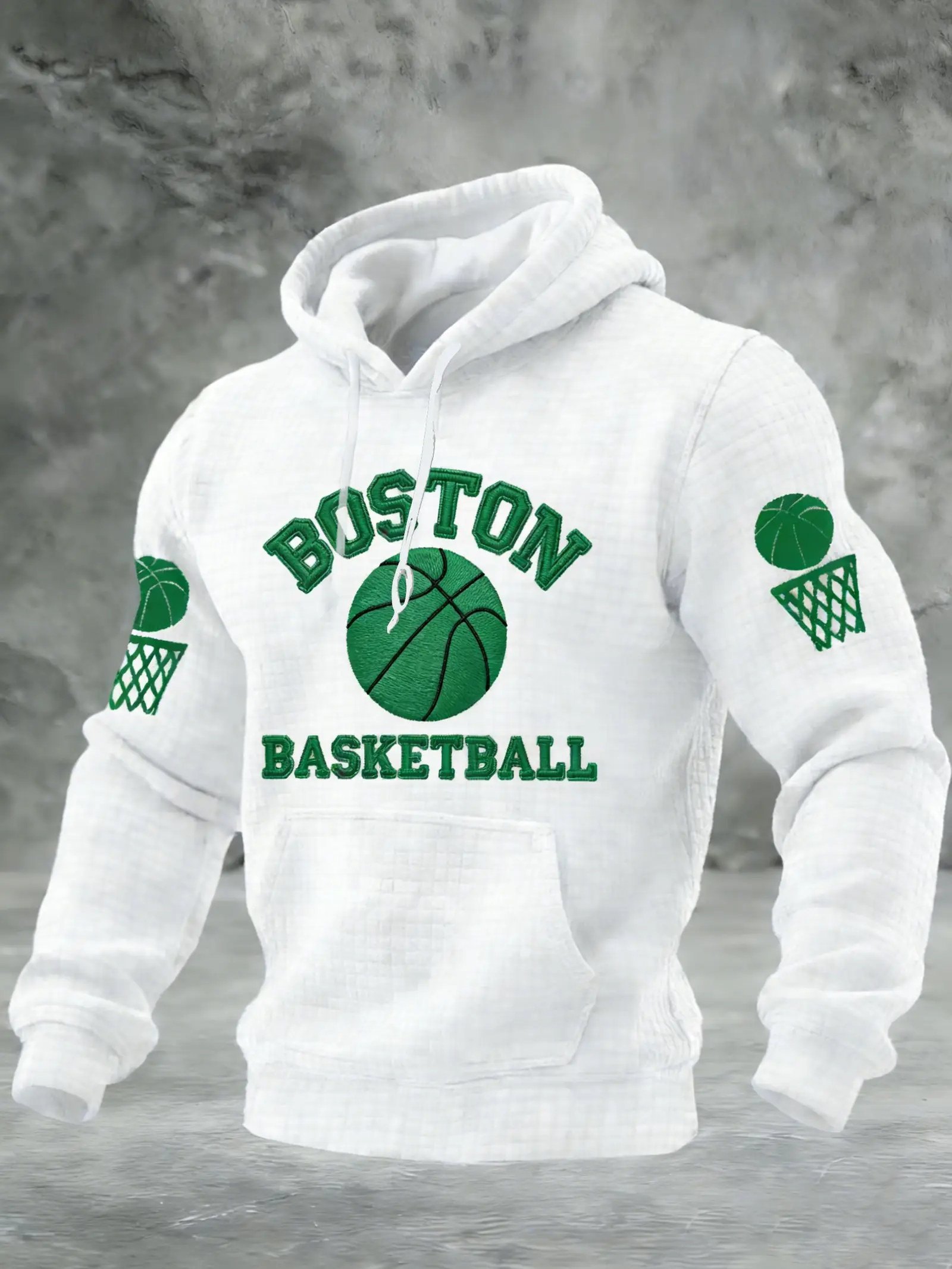 Boston Celtics Merch Boston Basketball Hoodie Men's Game Day Outfits Best Fan Gear