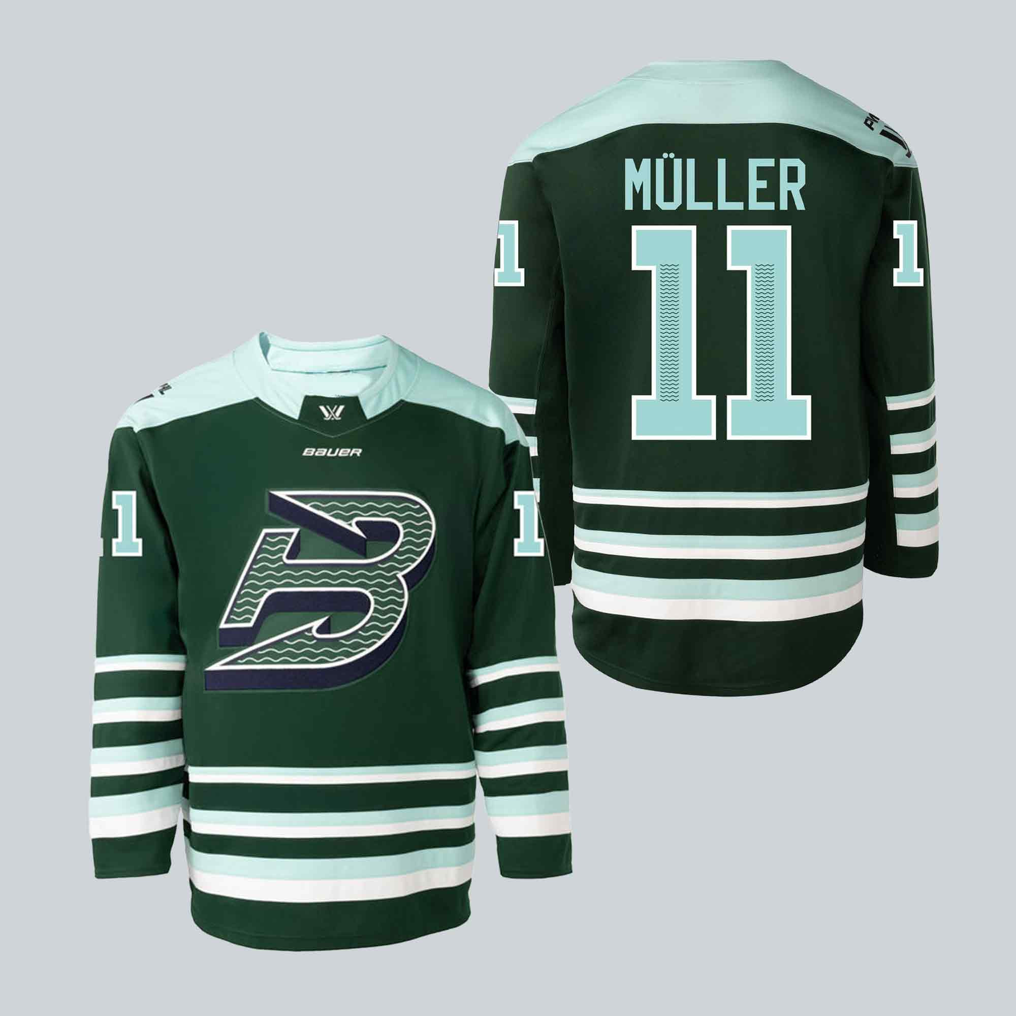 Boston Fleet Alina Muller Home Jersey PWHL 2026 Merch Gift for Ice Hockey Fans