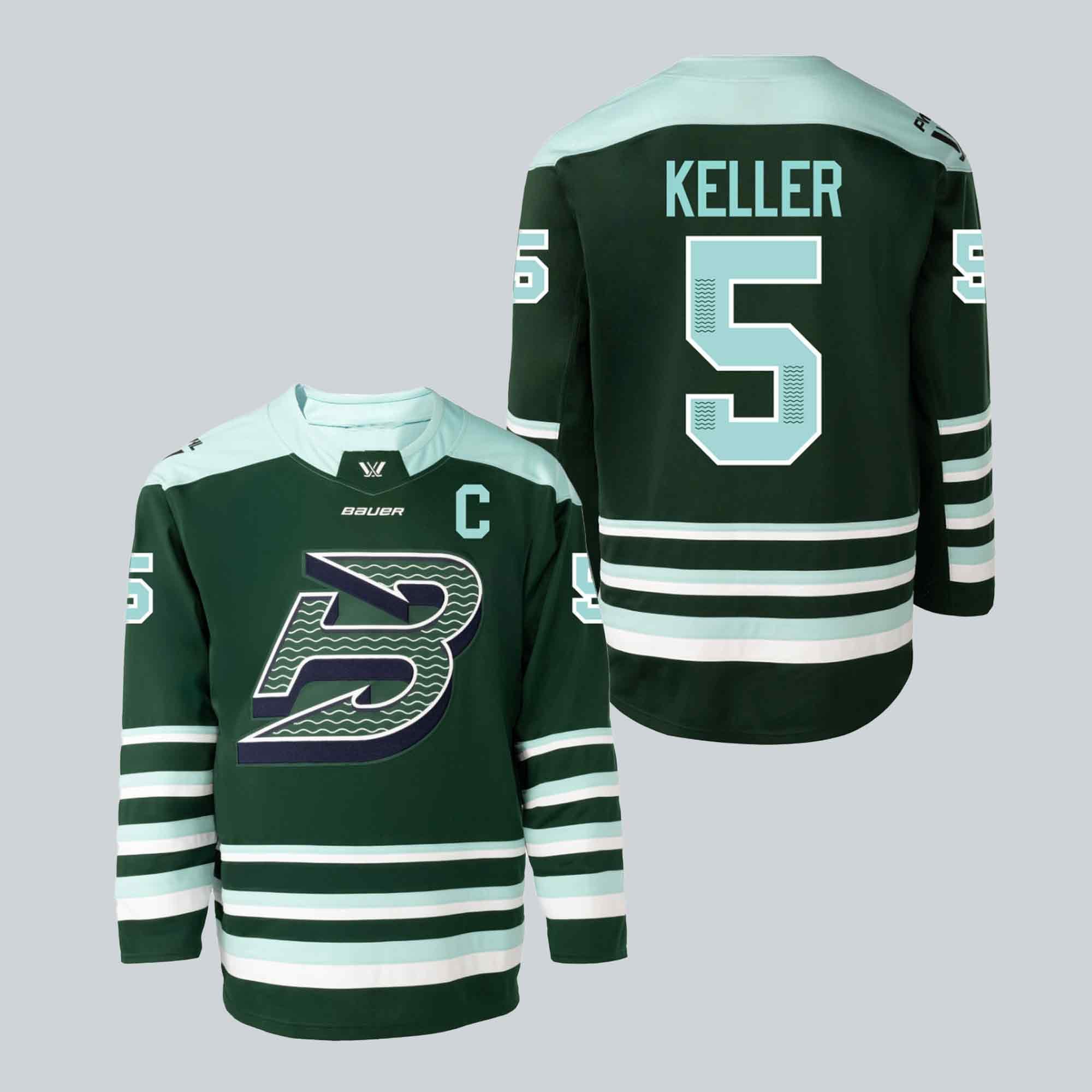 Boston Fleet Megan Keller C Bauer Jersey 2026 PWHL Shop Game Day Apparel
