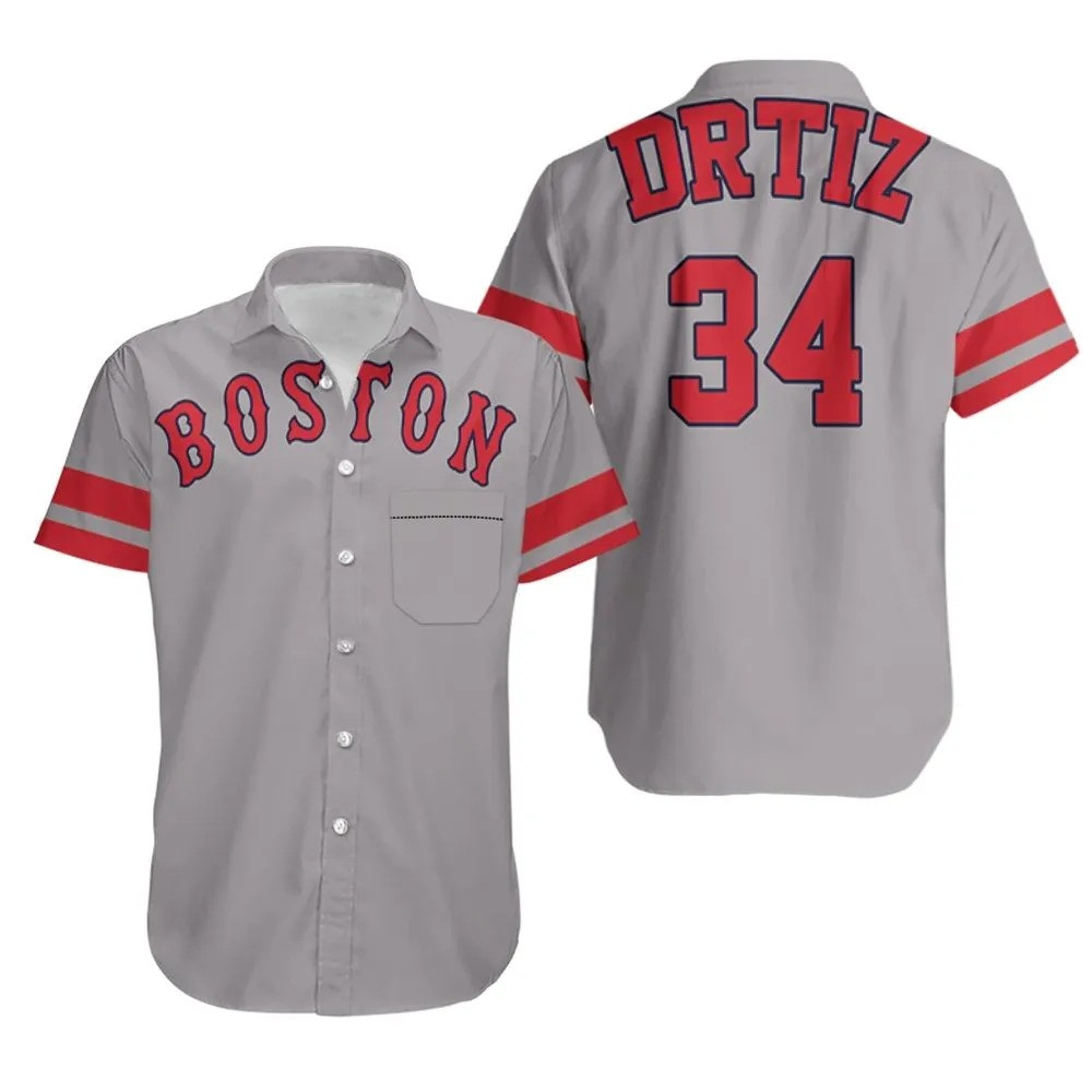 Boston Red Sox Classic Jersey Tribute Hawaiian Shirt MLB Shirt Gift For Baseball Lovers
