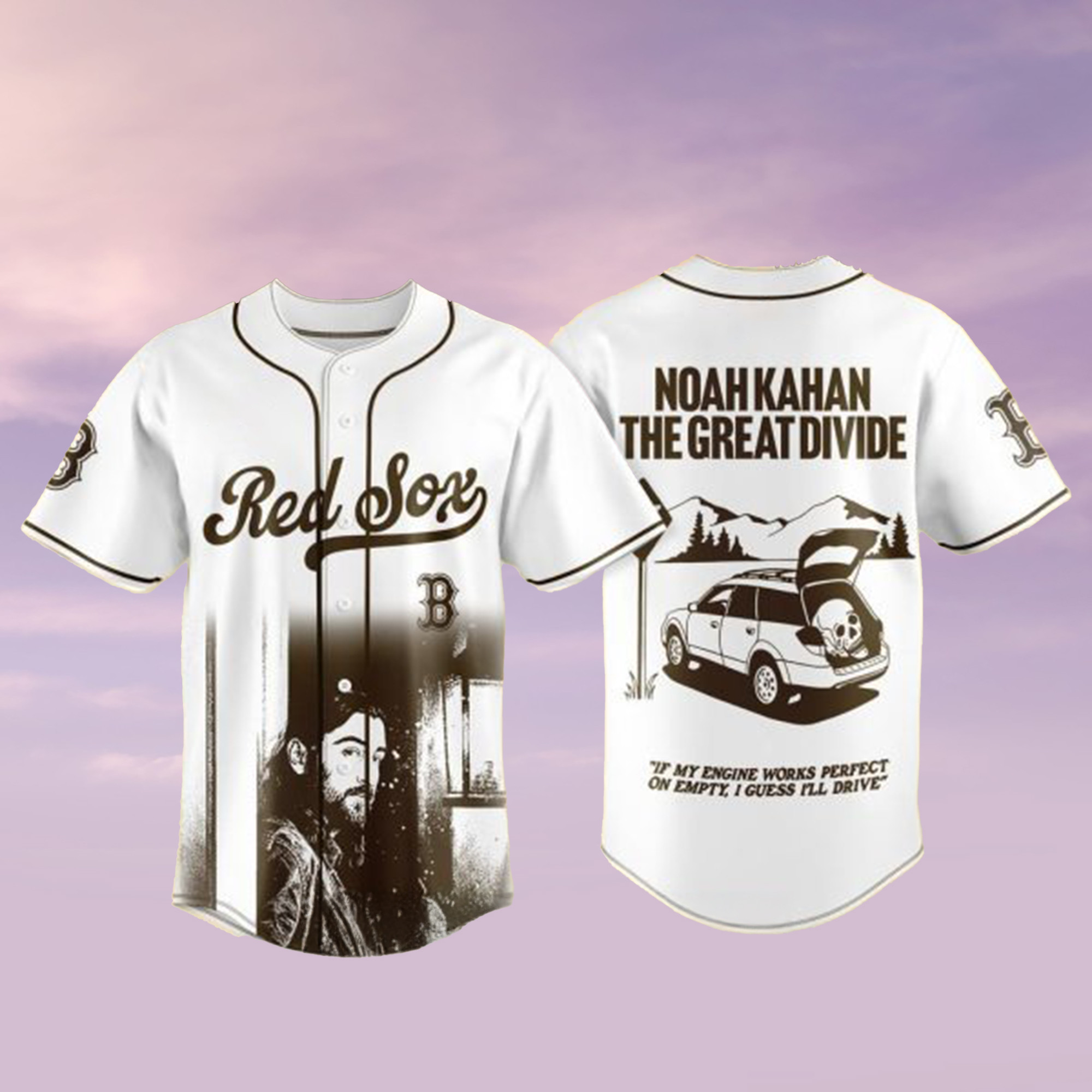 Boston Red Sox x Noah Kahan The Great Divide Jersey Tour 2026 Clothes Gift For Fan