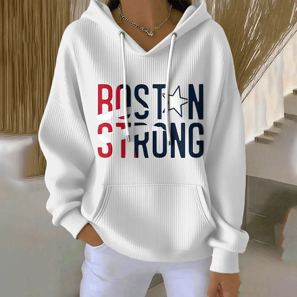 Boston Strong Patriots Football Hoodie New England Patriots Merch Gift For Pats Nation Boston Strong Patriots Football Hoodie New England Patriots Merch Gift For Pats Nation - Image 1