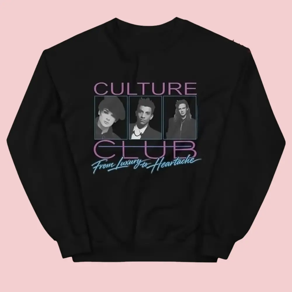 Boy George And Culture Club Merch From Luxury To Heartache Photo Sweatshirts Gift For Fans