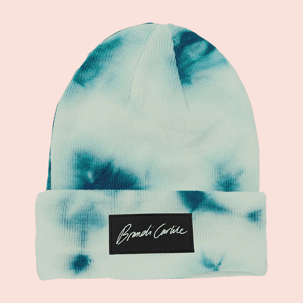 Brandi Carlile Merch Logo Blue Tie Dye Beanie Unique Gifts For Music Lovers