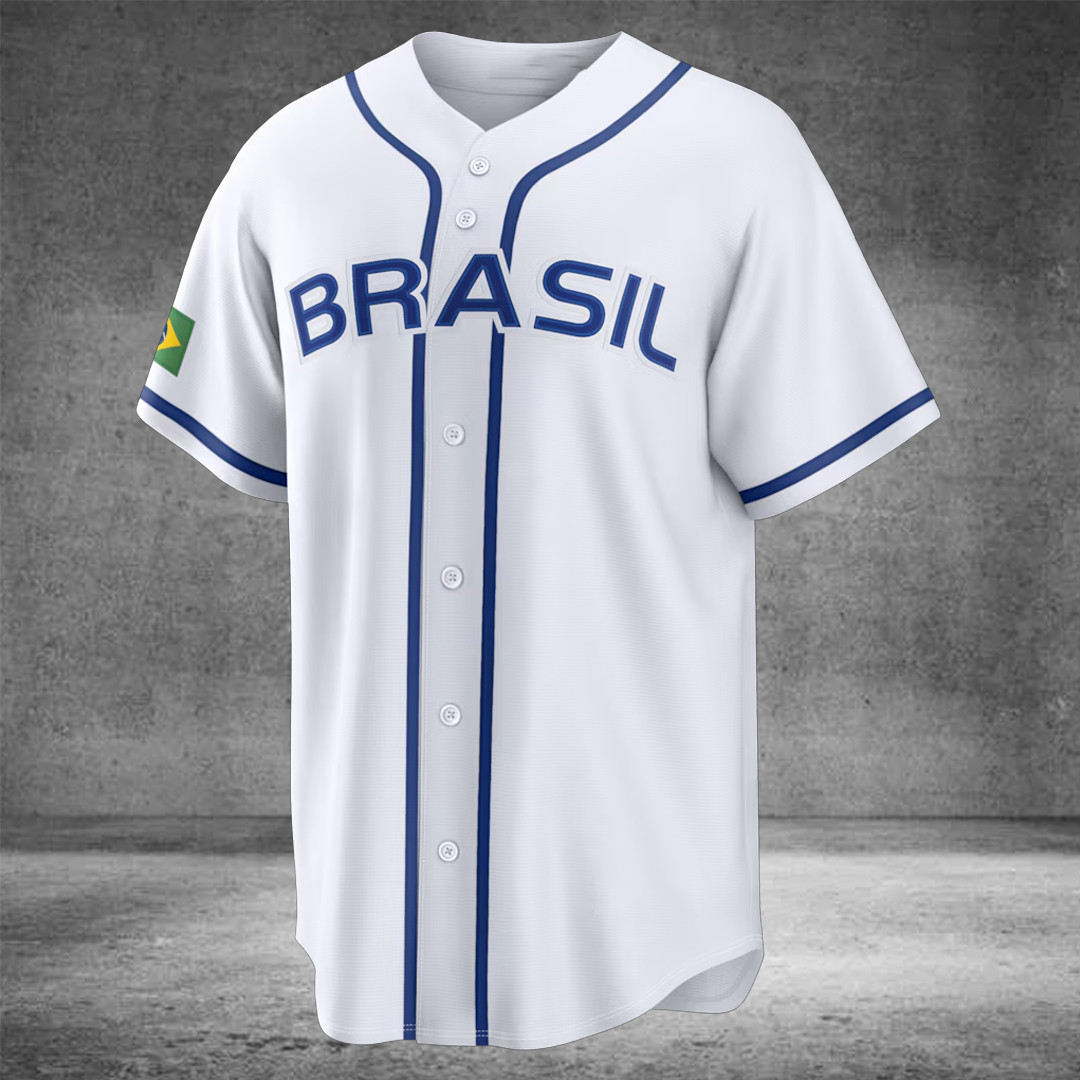 Brazil Baseball 2026 World Baseball Classic Home Stadium Jersey WBC 2026 Clothes