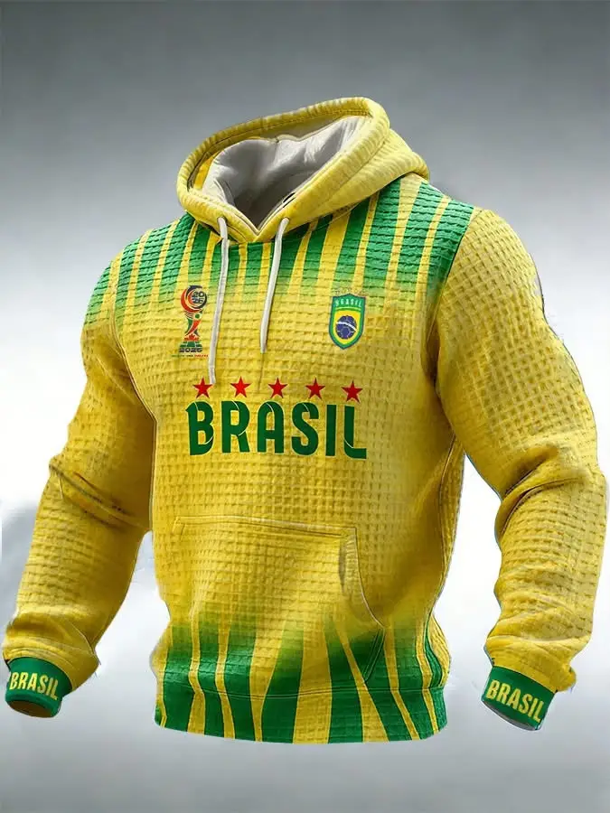 Brazil FIFA World Cup 2026 Hoodie Brazilian Proud Team Brazil Soccer Merch Game Day Gifts