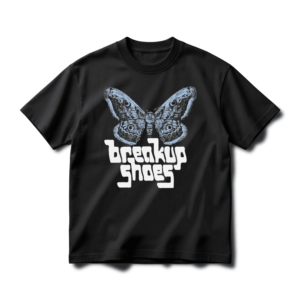 Breakup Shoes Black Moth T-Shirt Best Friend Gifts
