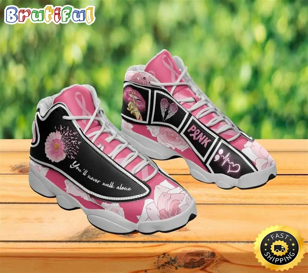 Breast Cancer Awareness Warrior Shoes Cancer Fighter Air JD13 Shoes