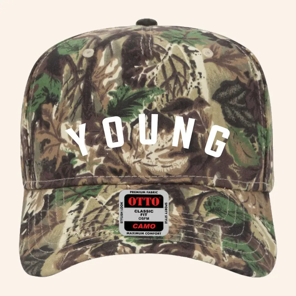 Brett Young Merch Tour 2025 Camo Hat Unique Gifts For Music Lovers -WearandDecor