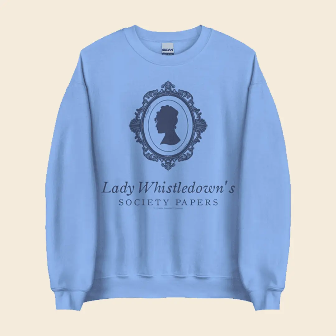 Bridgerton Crewneck Sweatshirt Lady Whistledown's Society Papers Gift for Girlfriend