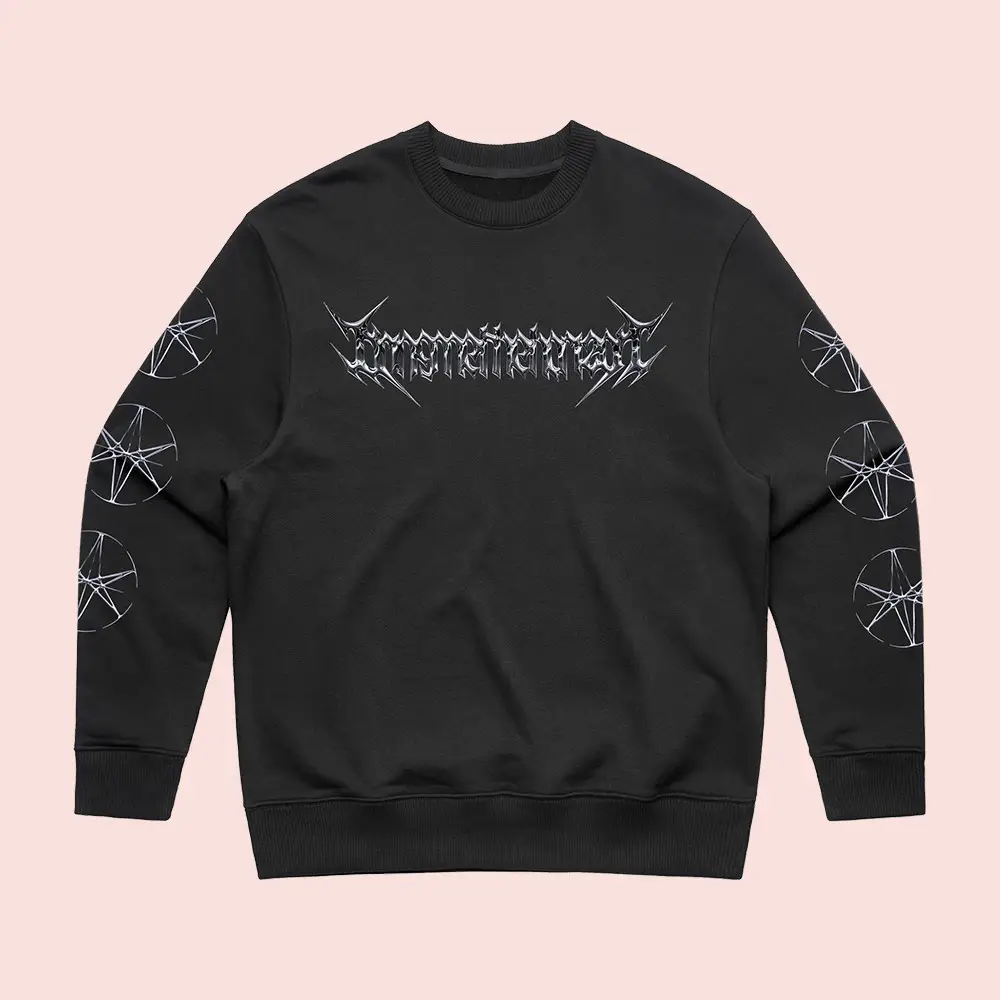 Bring Me The Horizon Merch Chrome Logo Sweatshirt Music Apparel Gift For Boyfriend