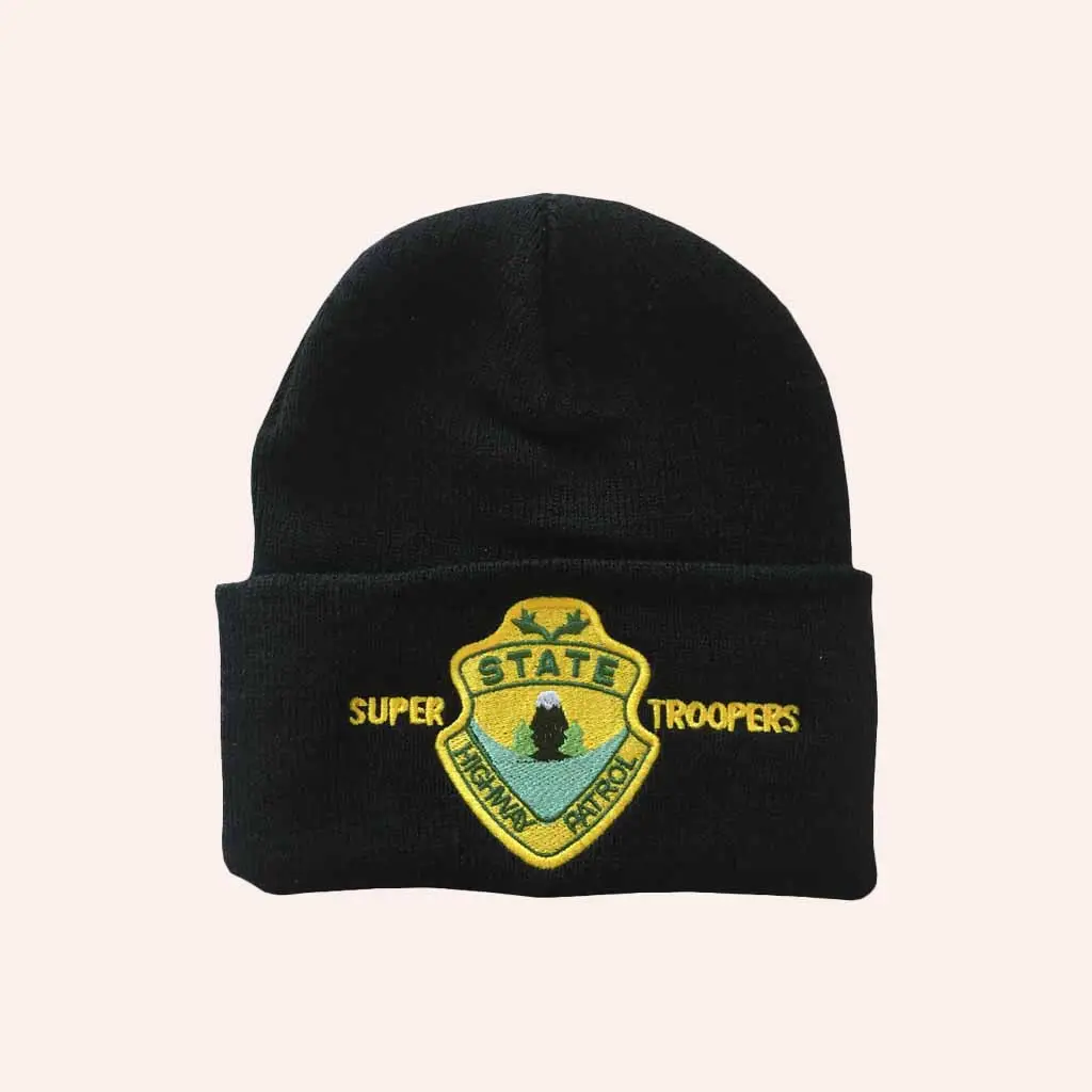 Broken Lizard Merch Super Troopers Black Beanie Christmas Gifts For Him -WearandDecor