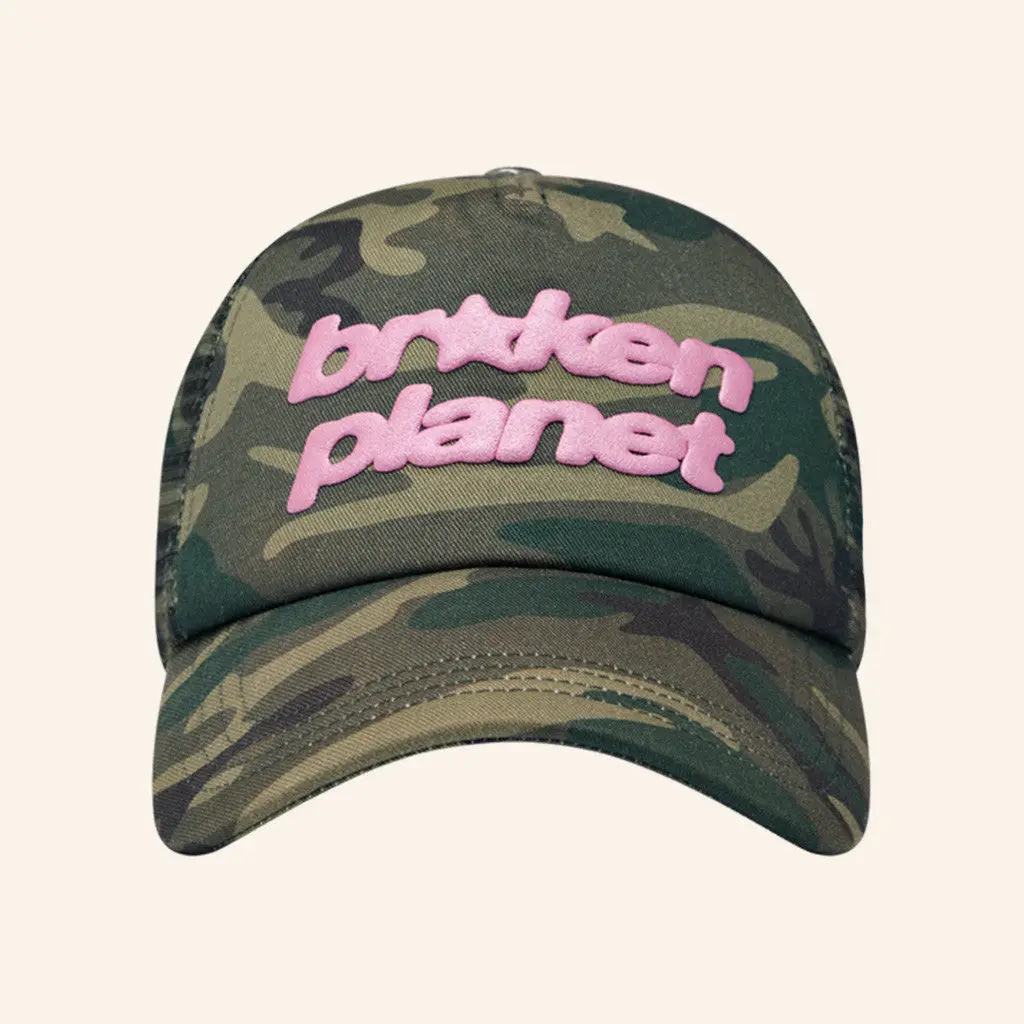Broken Planet Merch Camo Hat Gift For Boyfriends -WearandDecor