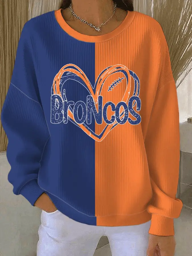 Broncos Football Merch Go Broncos Sweatshirt Game Day Outfit Ideas Gift for Mom Broncos Football Merch Go Broncos Sweatshirt Game Day Outfit Ideas Gift for Mom - Image 1