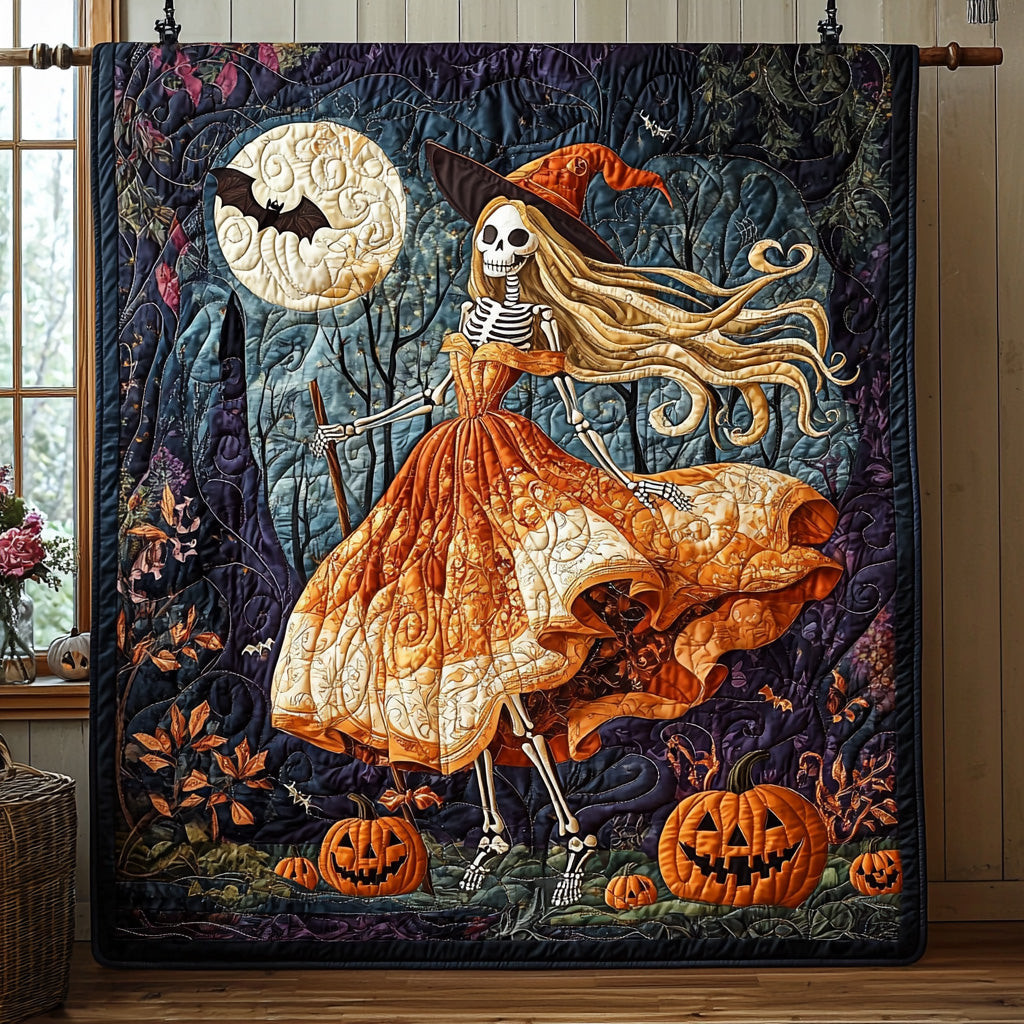 Broomstick Trail Quilted Blanket Spooky Blankets Present Ideas For Bee Lovers Broomstick Trail Quilted Blanket Spooky Blankets Present Ideas For Bee Lovers - Image 1