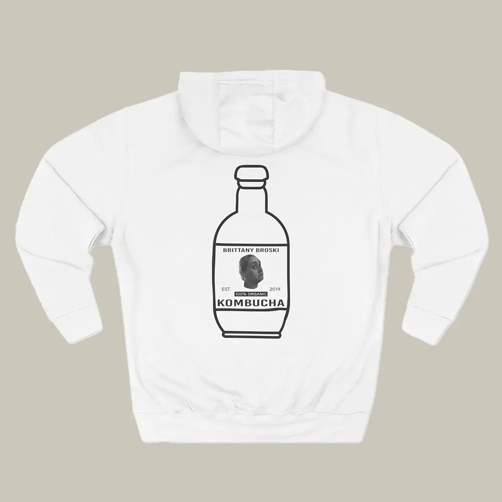 Broski Report Merch Hoodie Kombucha Girl Bottle Shirt Brittany Broski Fan Presents
