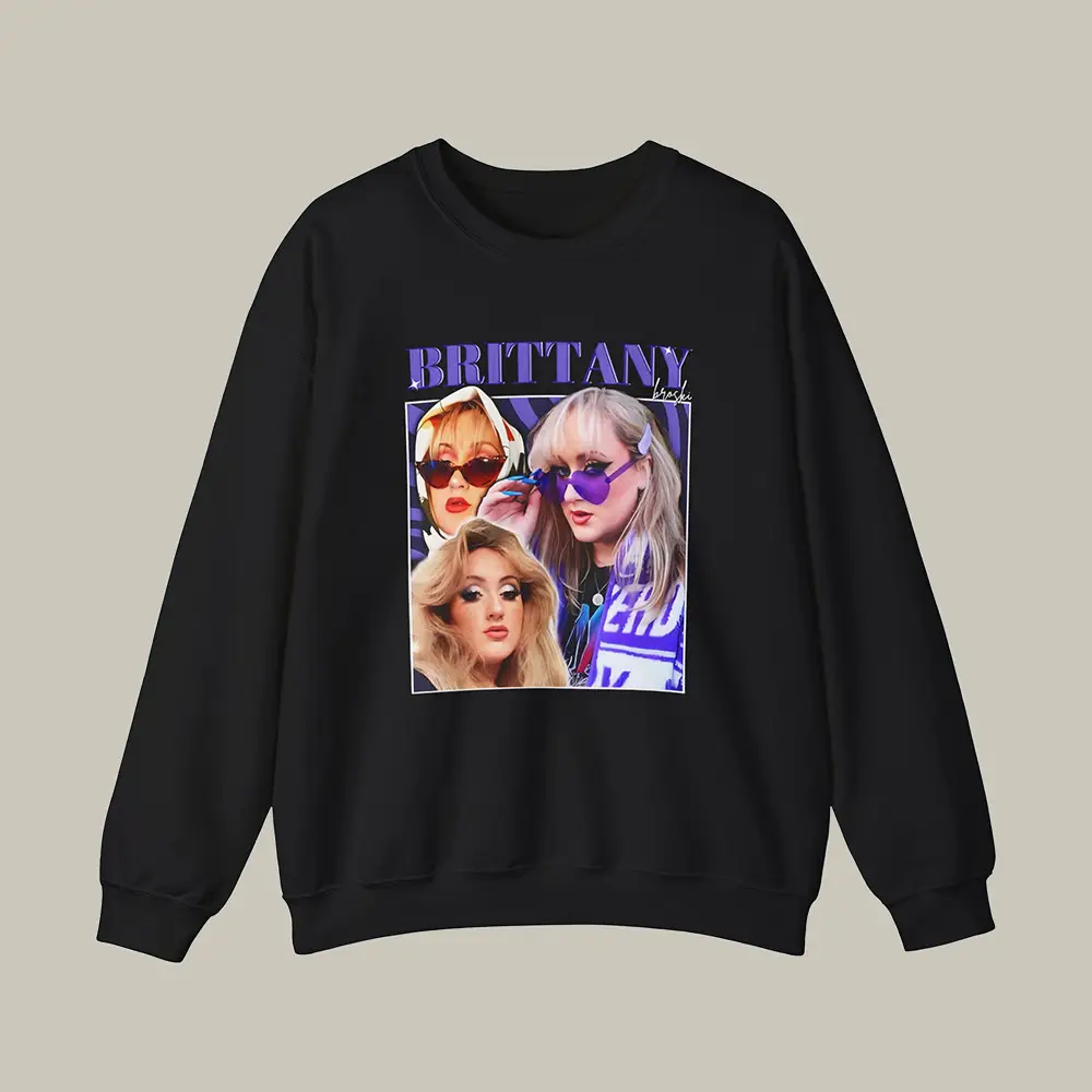 Broski Report Merch Sweatshirt Brittany Broski Apparel Funny Gifts For Christmas Broski Report Merch Sweatshirt Brittany Broski Apparel Funny Gifts For Christmas - Image 1