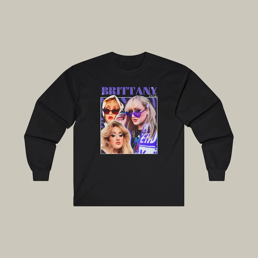 Broski Report Merch Sweatshirt Brittany Broski Portrait Celebrity Clothing Podcast Lover Gifts
