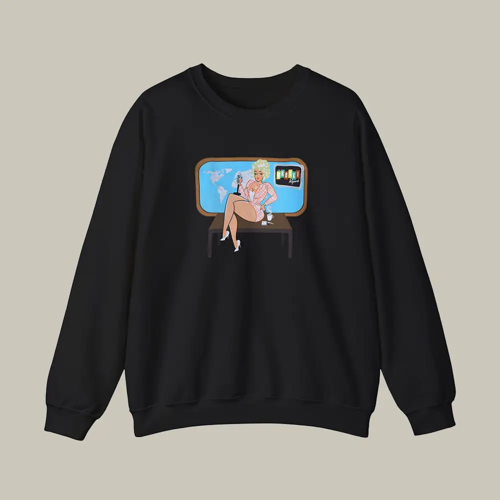 Broski Report Merch Sweatshirt Broski News Watching Humor Apparel Funny Gift Ideas