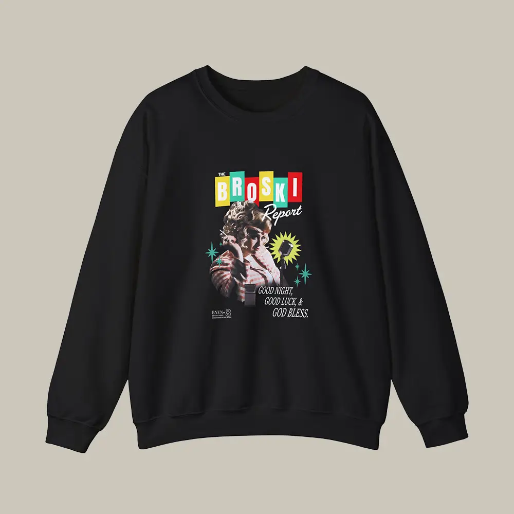 Broski Report Merch Sweatshirt Tune In Tuesdays Kombucha Girl Clothing Meme Gifts Broski Report Merch Sweatshirt Tune In Tuesdays Kombucha Girl Clothing Meme Gifts - Image 1
