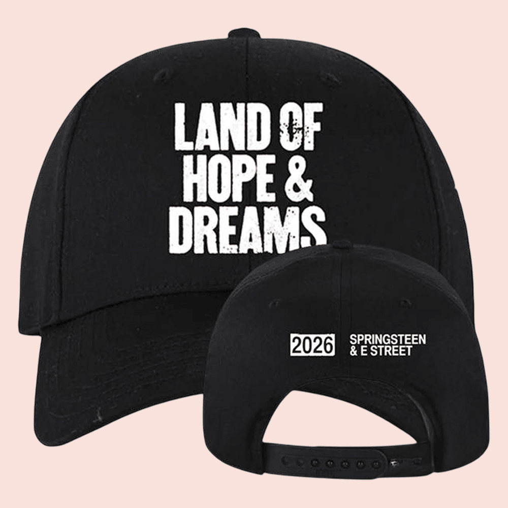 Bruce Springsteen Merch Shop 2026 Land Of Hope And Dreams American Tour Hat Unique Gifts