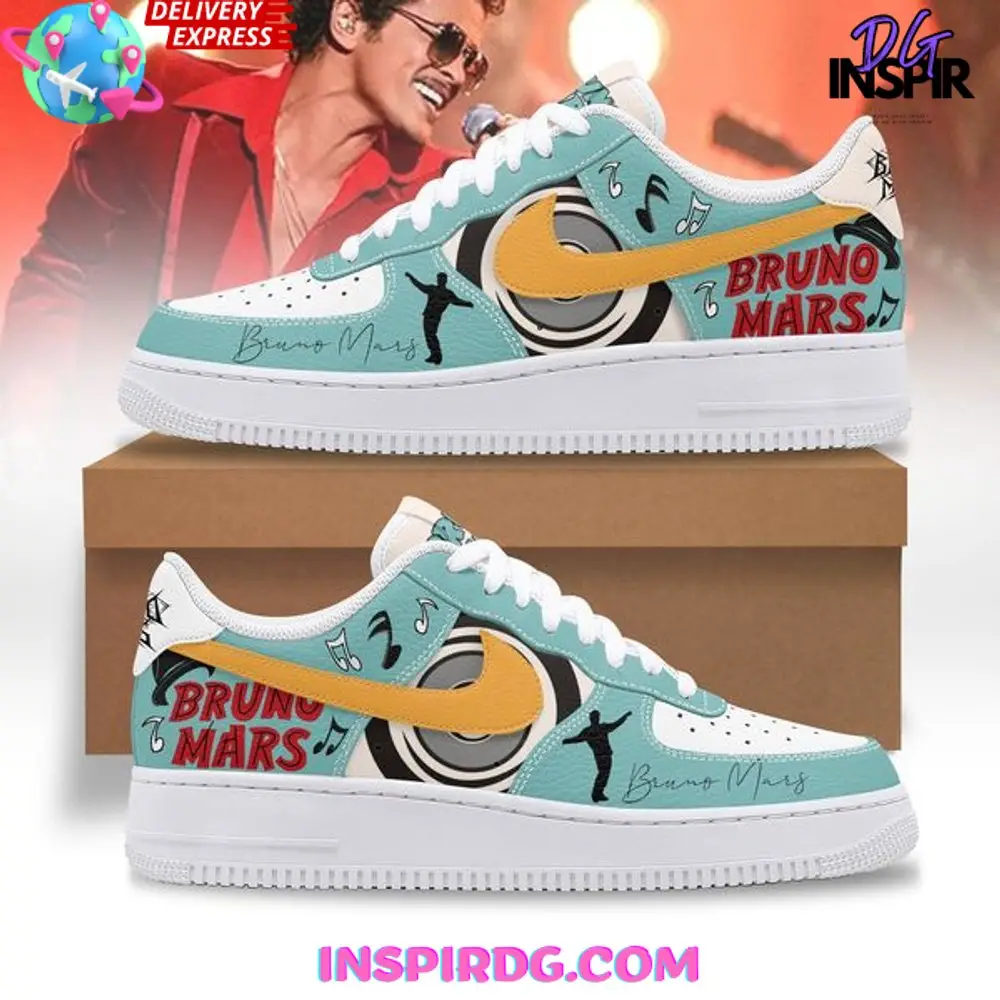 Bruno Mars 24K Magic Air Force 1 Shoes