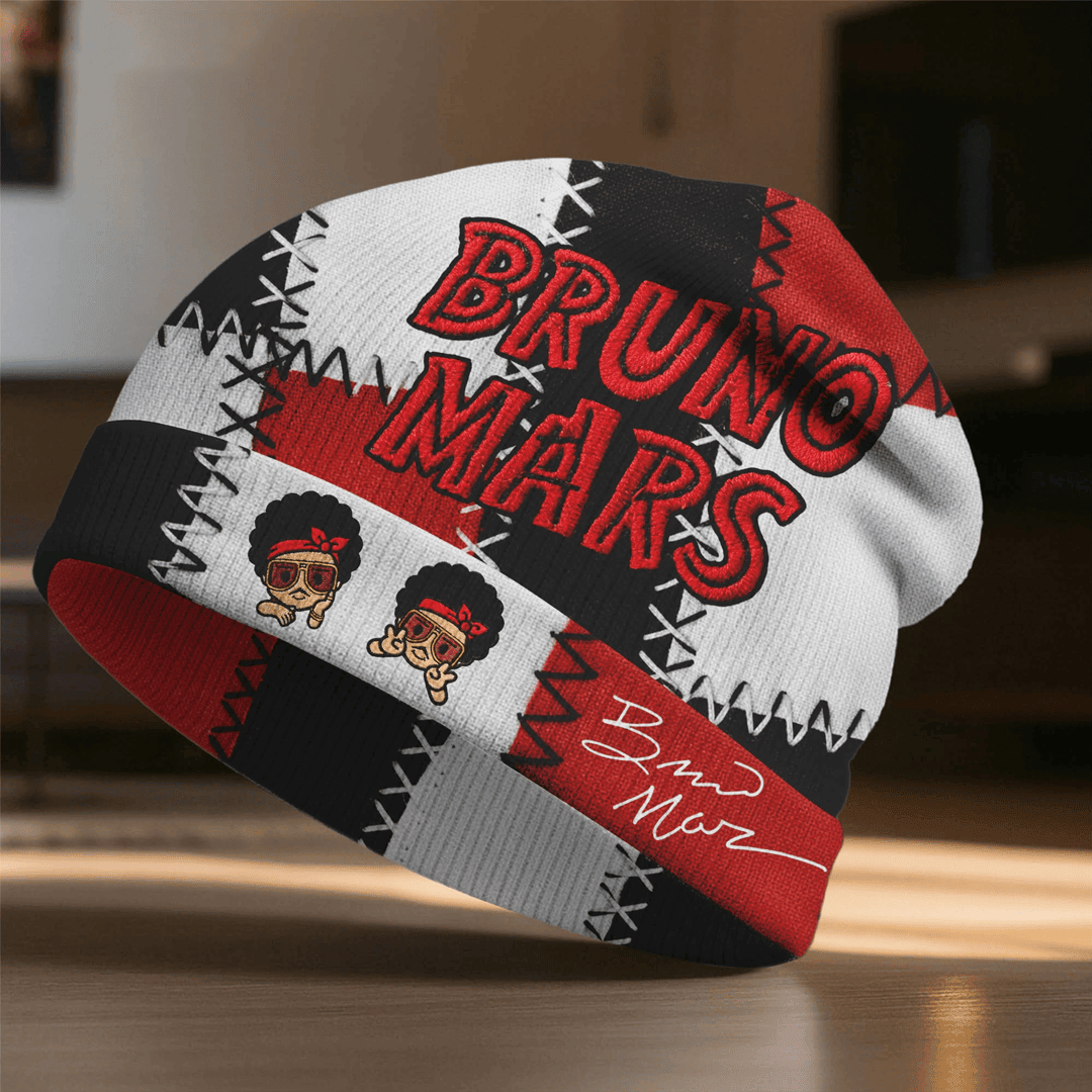 Bruno Mars Beanie Hat Romantic Tour Merch Bruno Mars Concert Style Gift