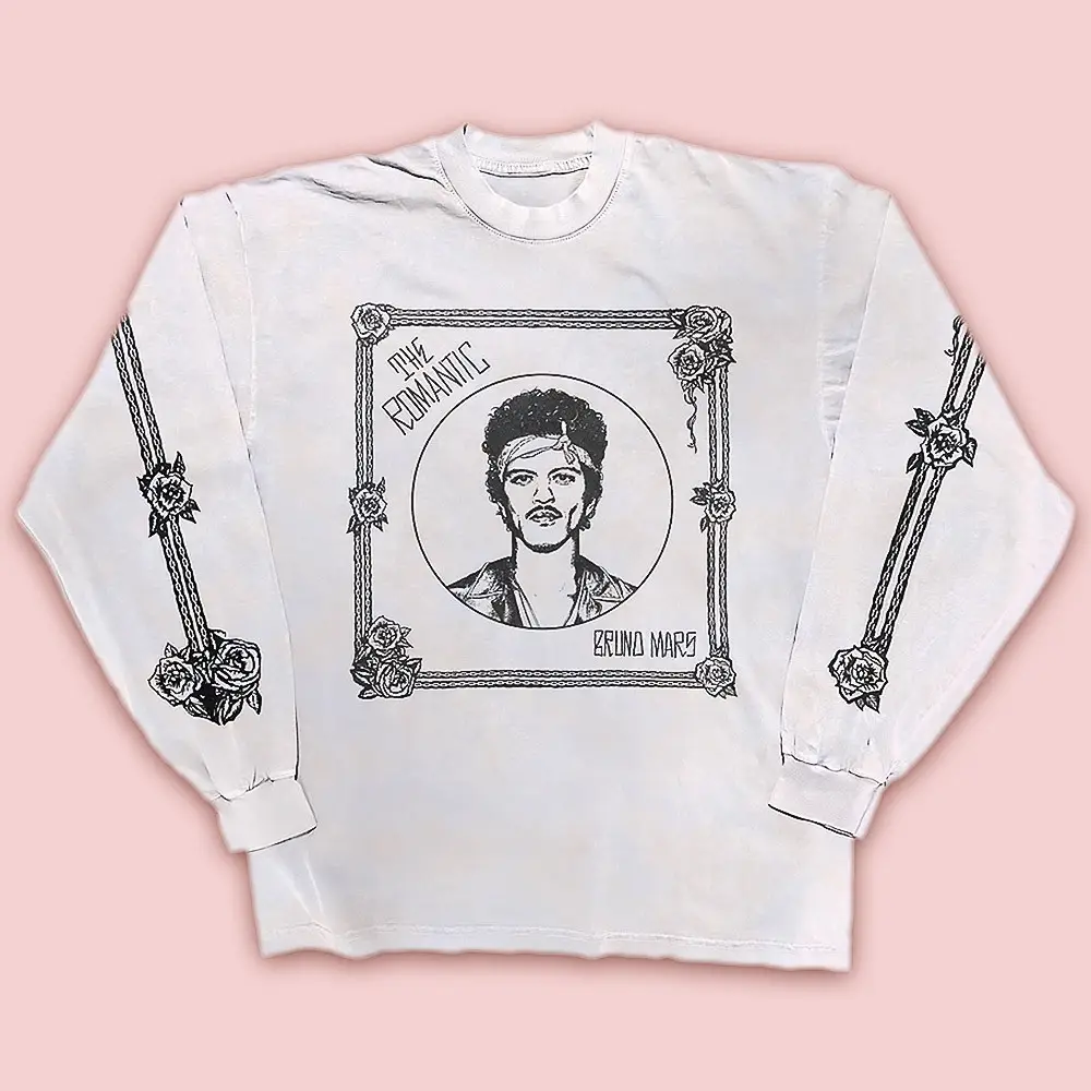 Bruno Mars Concert Merch Bruno Mars The Romantic Tour 2026 Sweatshirt Gift For Men