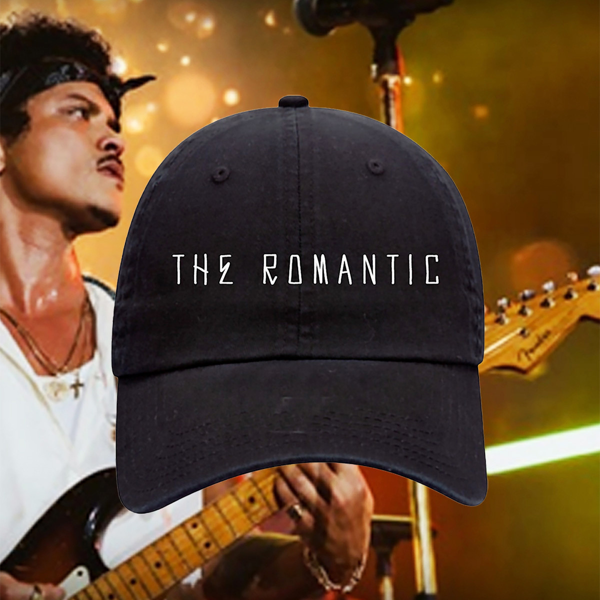 Bruno Mars Merch Roses Dad Hat The Romantic Tour 2026 Concert Ball Cap Gift For Him Bruno Mars Merch Roses Dad Hat The Romantic Tour 2026 Concert Ball Cap Gift For Him - Image 1