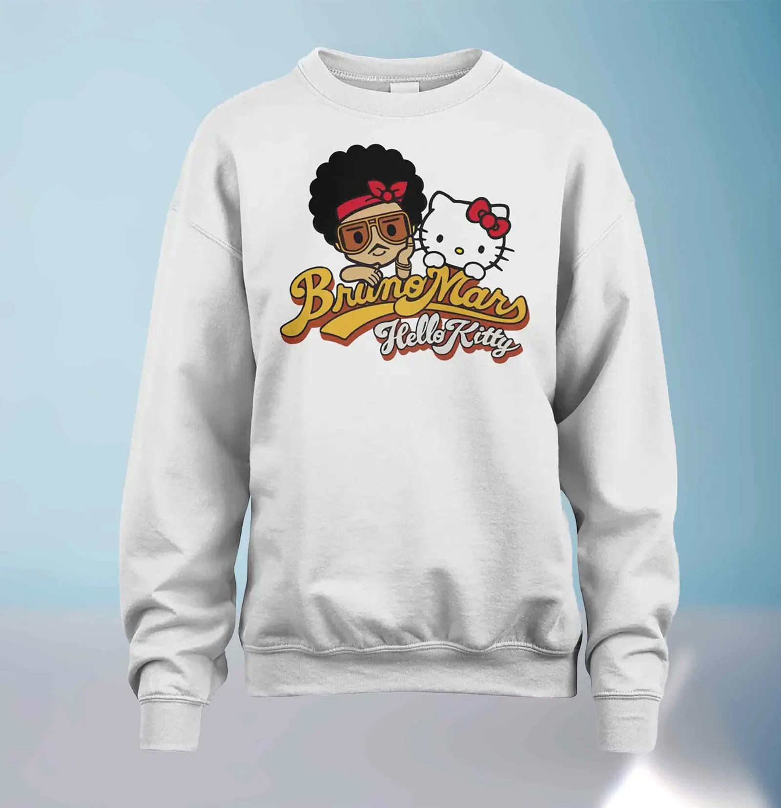 Bruno Mars x Hello Kitty Sweatshirt Bruno Mars Clothes Gift Ideas For Women's